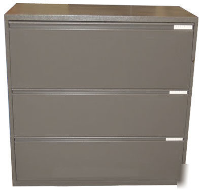 42 in wide 3 drawer meridian lateral file cabinets