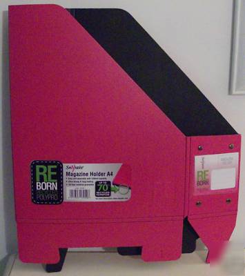 4X snopake reborn pink A4 magazine holders ultra-strong