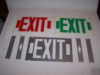 Exit sign face plate kit EX2 thomas industries