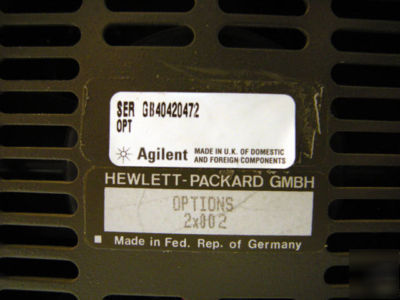 Hp agilent 8180B data generator (cosmetic damage)