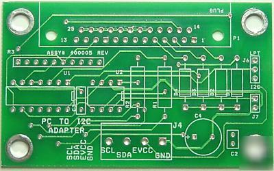 I2C to pc lpt adapter blank pcb #100005
