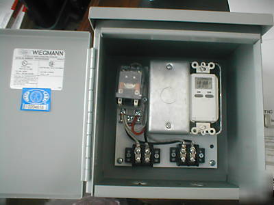 Intermatic EI500 7 day timer w/ enclosure and wiring 