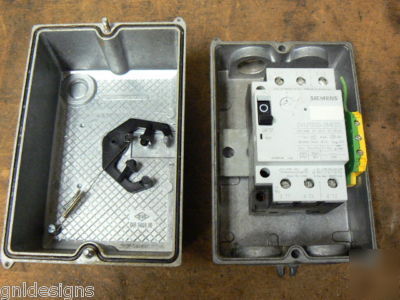 Siemens 3VU1300-0MK00 motor starter protection switch 