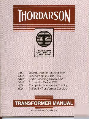 Thordarson transformer 6 manuals in one book