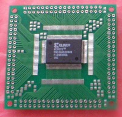 Xilinx XC9572 cpld on a universal pcb test board