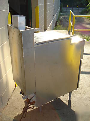 Vnc pitco frialator pasta wrap ssteel gas rethermalizer