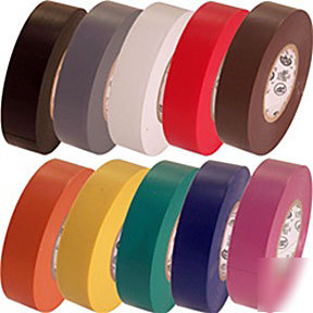 100 rolls covalence gray electrical tape - ul listed