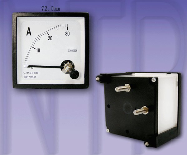 30A ac analog auto generator panel amp meter ammeter