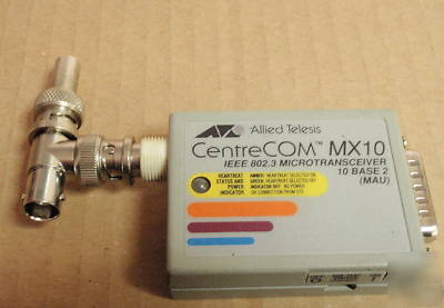 Allied telesis centrecom at-MX10 microtransceiver MX1O