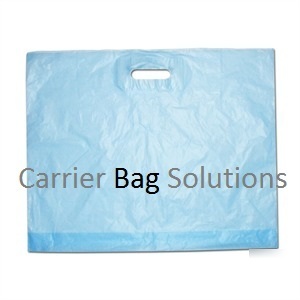 500 large blue plastic carrier bags - 22