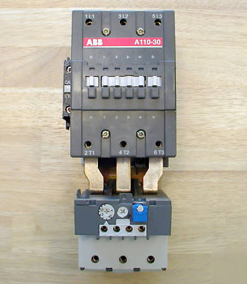 Abb starter: A110-30 contactor with TA110-du overload