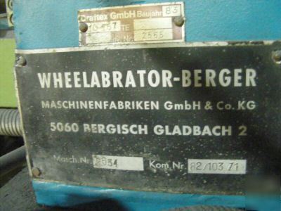Berger 2 roll rubber mill 24