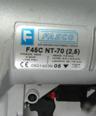Fasco air t nailer F45C nt-70 (2,5) uses t nails italy
