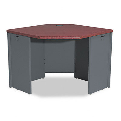 Hon company 38000 series corner desk mahogany