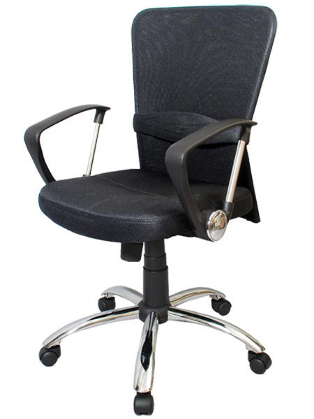 New black executive office chair ergonomic mesh back