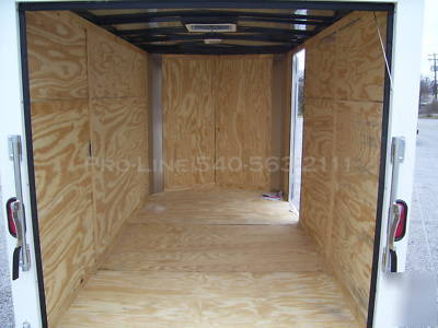 Pace 6 x 12 v nose enclosed trailer