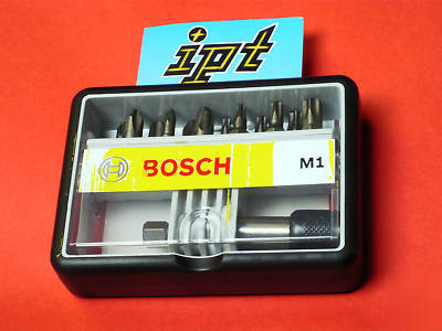 Bosch 2607002563 set of 13 insert hard bits + holder 