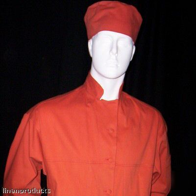 Coat chef jacket reg ut orange university texas cook 
