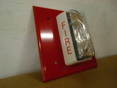 Est fire alarm system lot smoke detectors,strobe lights