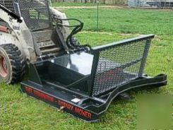New 6' rotary mower for skid steer bobcat cat case 