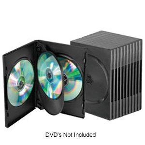 New ultra 10 pack slim cd & dvd cases