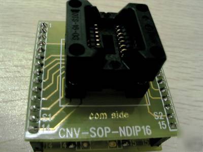 SOP16 to DIP16 socket adapter for programmer SOP8/DIP8