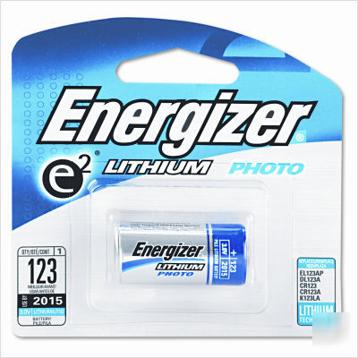 Eveready battery eÂ² lithium photo battery, 123, 3V