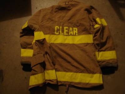 Firefighter firegear bunker gear 42 jacket shell liner