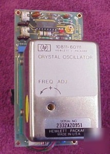 Hewlett packard 10811 precision crystal oscillator