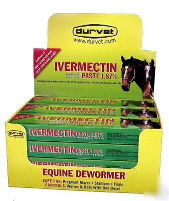 Ivermectin paste 1.87% horse dewormer (single tube)