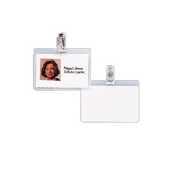 3M self-laminating id clip style pouch clear |1 pack|