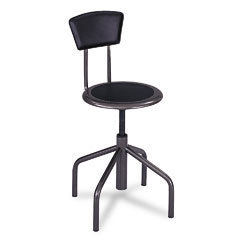 Diesel industrial stool with back safco 6668