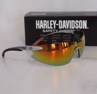 Harley davidson HD800 glasses orange mirror lens