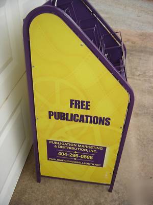 Literature rack - magazine, digest or publications