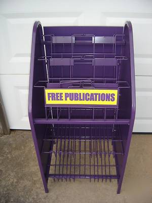 Literature rack - magazine, digest or publications