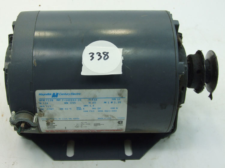 Magnetek universal electric motor : 1/4HP 1725RPM 5.4A