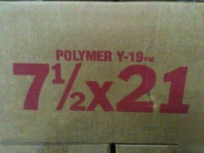 New 7.5 x 21 polymer y-19 hand-toss flat spaper bags