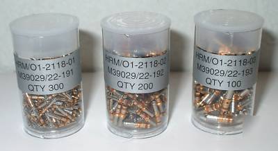 Raychem corp connector contacts M39029/22,/30,/56,/58