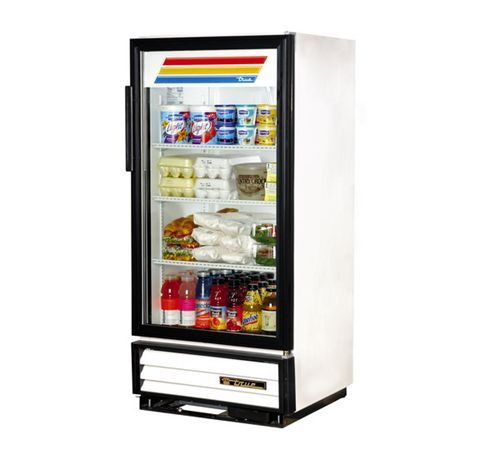 True gdm-10 glass door refrigerator merchandiser 10 cf