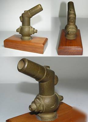 Vintage cast ball valve assembly paperweight 