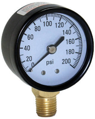 Water source M1002-4L 100LB pressure gauge