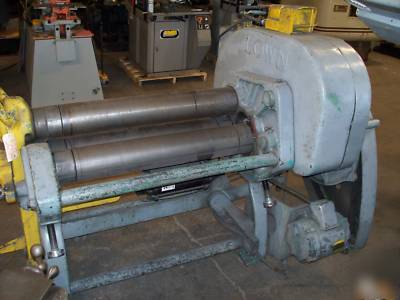 Lown 3' x 5/16 initial pinch plate roll, 5HP