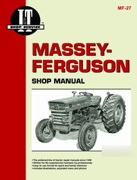 Massey-ferguson i&t shop manual mf-27 .MF135, 150, 165