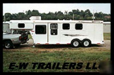 New 2010- three horse slant van - horse/cattle trailer