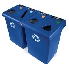 Rubbermaid glutton waste & recycling station 92G 256-r