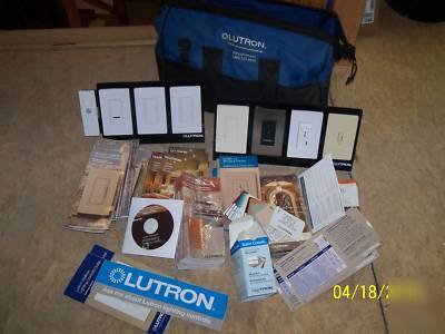 Huge lot lutron sales display and dimmers, +++lots more