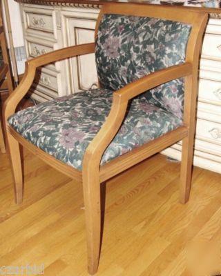  4 hon solid wood chairs chair guest office reception