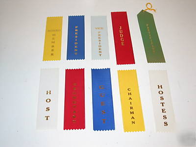419 assortment trophy award ribbons club officers staff