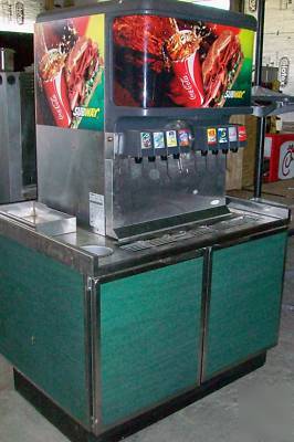 8 flavor soda fountain machine cornelius system ED250