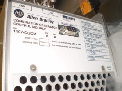 Allen bradley 1407-cgcm generator control module >